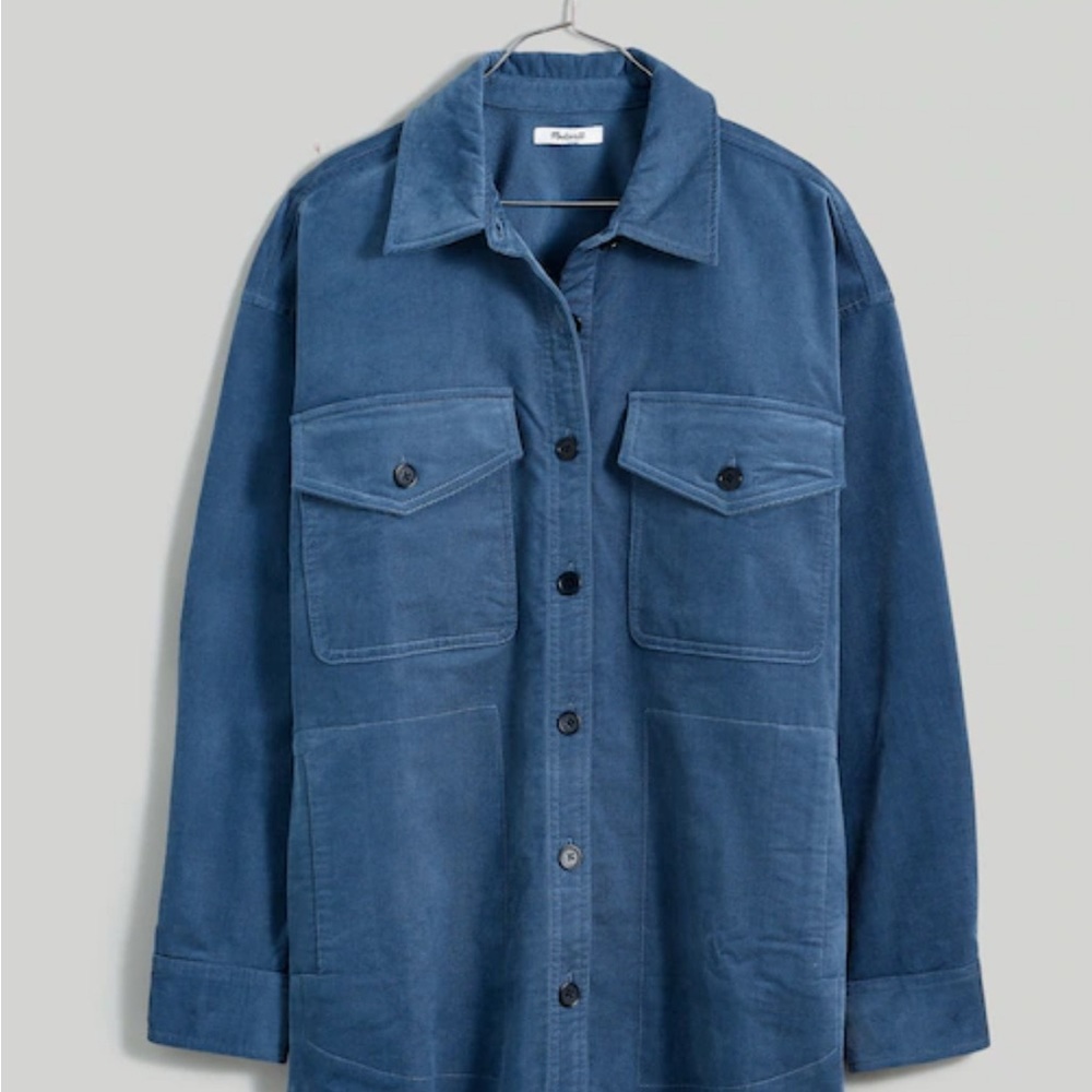 Madewell Corduroy Twill Oversized Shirt-Jacket